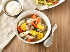 菜品做法展示：山药玉米排骨汤